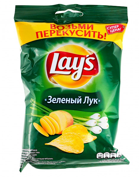 Lays зелёный лук