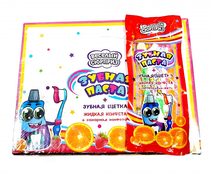 Зубная щетка и паста