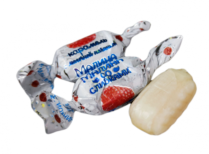 Малина со сливками