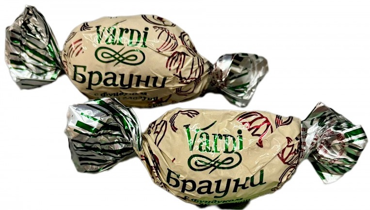 Брауни белая глазурь фундук